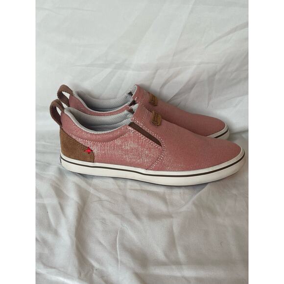 Xtratuf-canvas sharkbyte deck shoe-stone washer canvas-pink-women’s size 8 - Picture 5 of 8